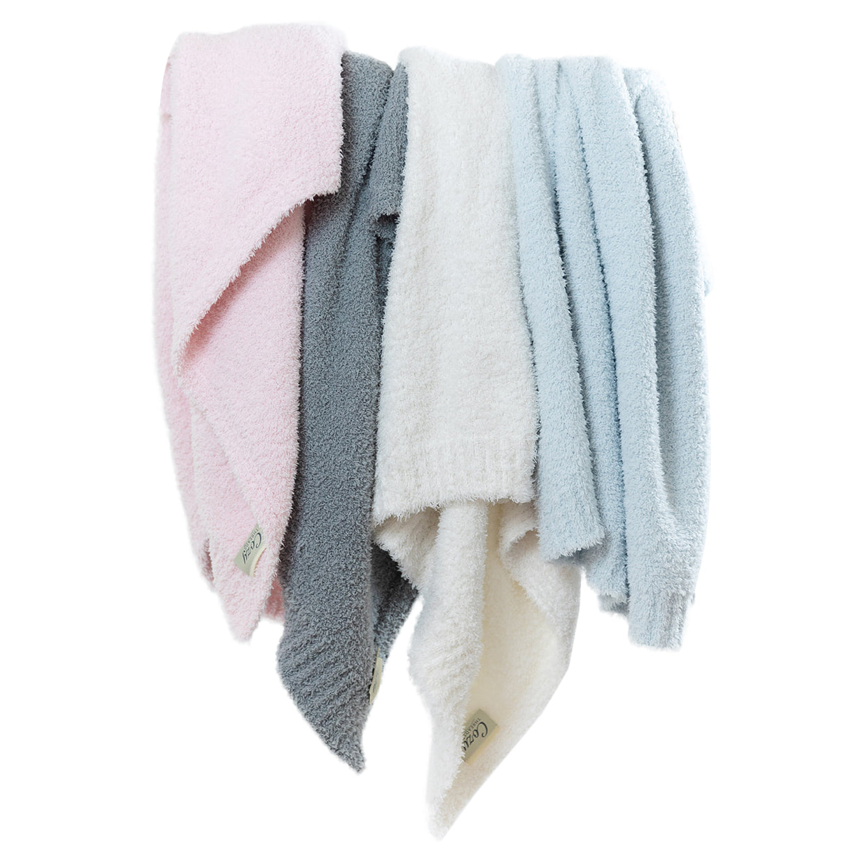 Cozy Threads Baby Receiving Blanket, Rayon Made from Bamboo, 30" x 35" - Blue