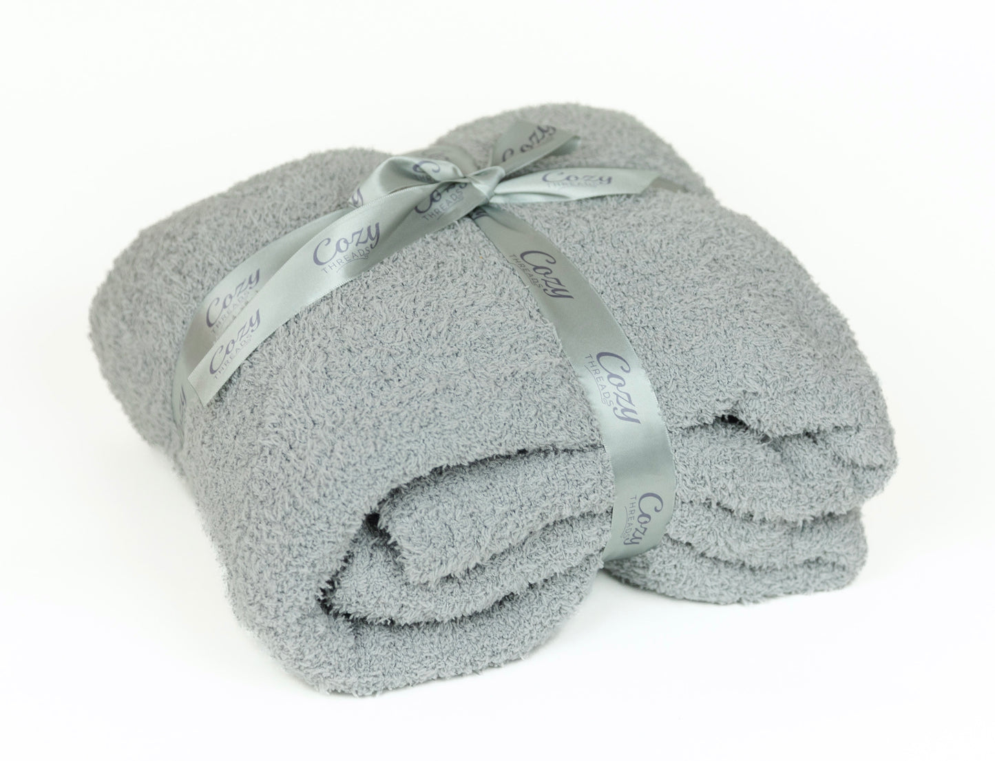 Cozy Threads Adult Lightweight Bamboo Throw, Gray