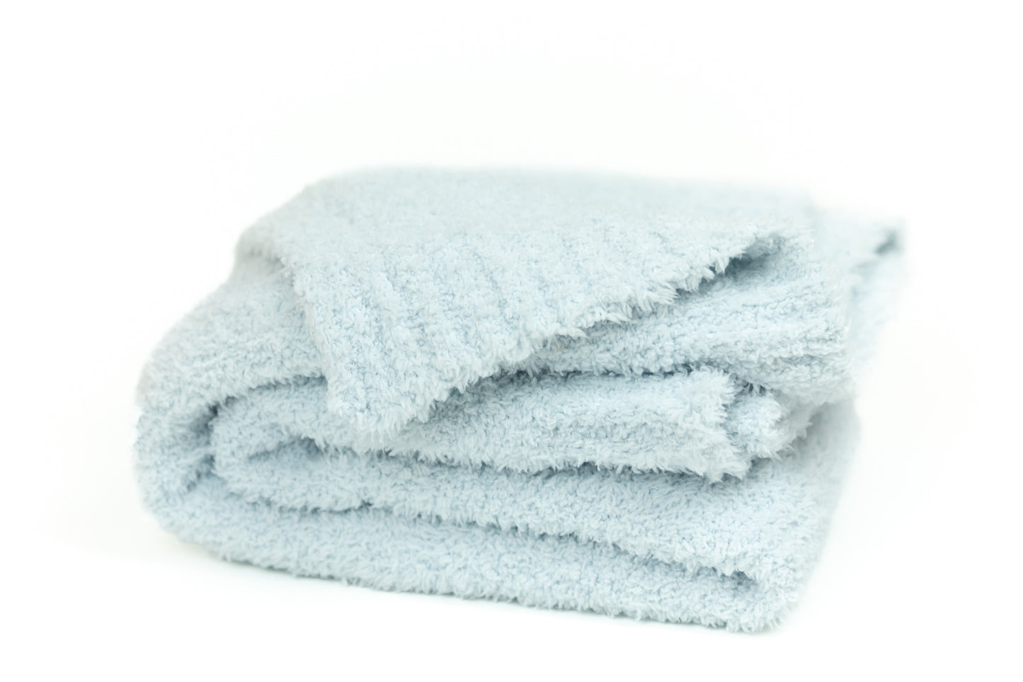 Cozy Threads Baby Receiving Blanket, Rayon Made from Bamboo, 30" x 35" - Blue