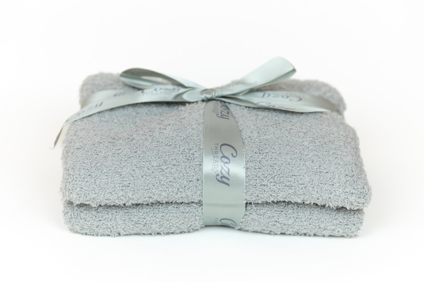 Cozy Threads Baby Receiving Blanket, Rayon Made from Bamboo, 30" x 35" - Gray