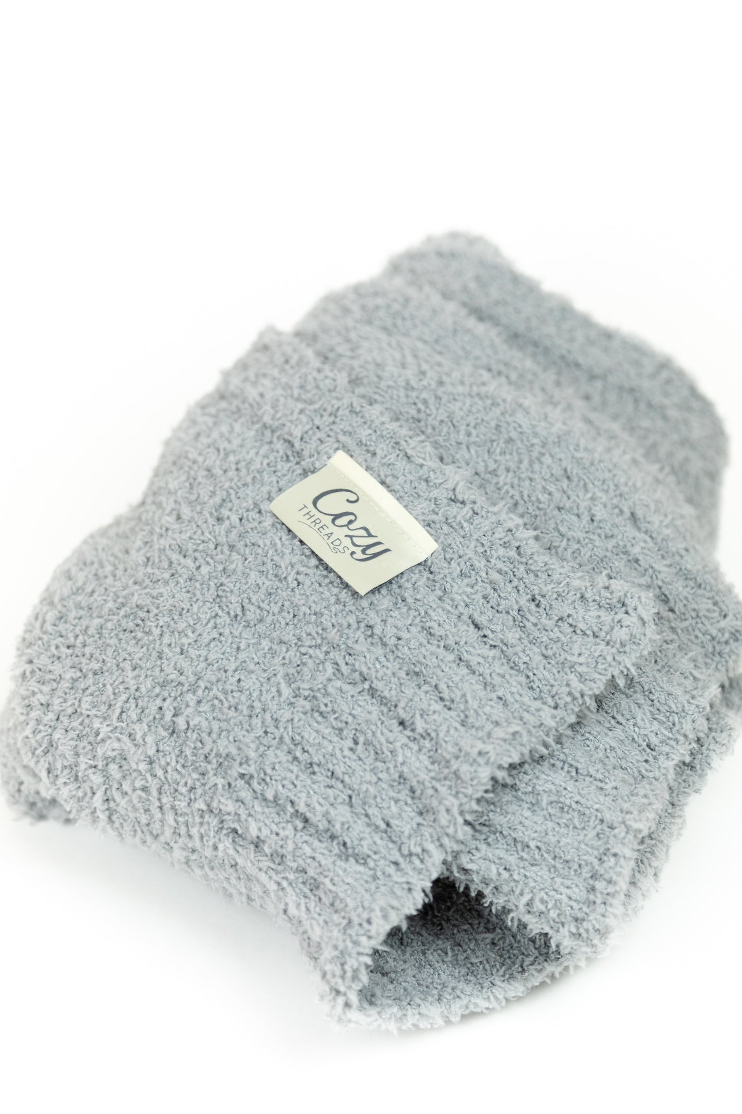 Cozy Threads Baby Receiving Blanket, Rayon Made from Bamboo, 30" x 35" - Gray