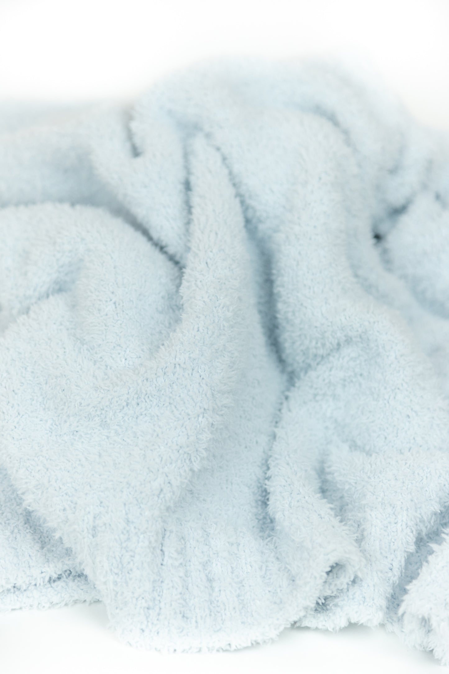 Cozy Threads Baby Receiving Blanket, Rayon Made from Bamboo, 30" x 35" - Blue