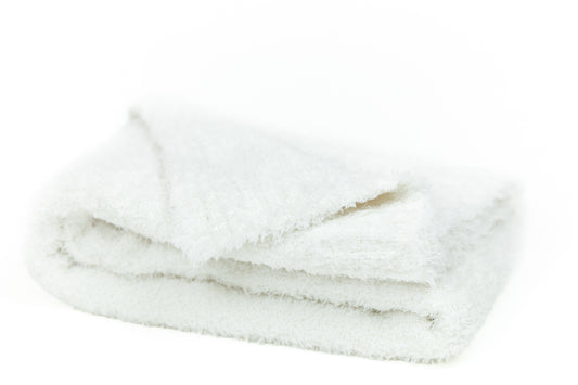 Cozy Threads Baby Receiving Blanket, Rayon Made from Bamboo, 30" x 35" - Cream