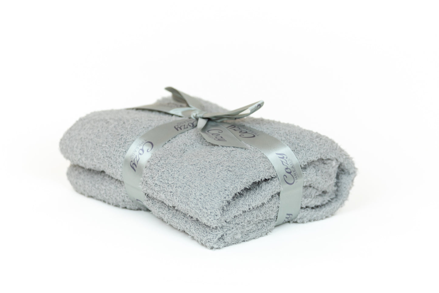 Cozy Threads Baby Receiving Blanket, Rayon Made from Bamboo, 30" x 35" - Gray