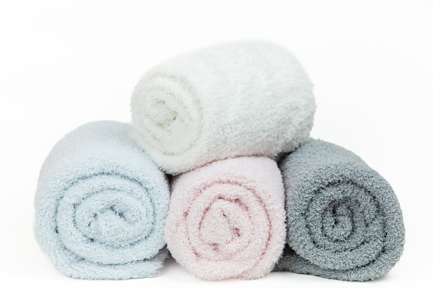 Cozy Threads Baby Receiving Blanket, Rayon Made from Bamboo, 30" x 35" - Gray
